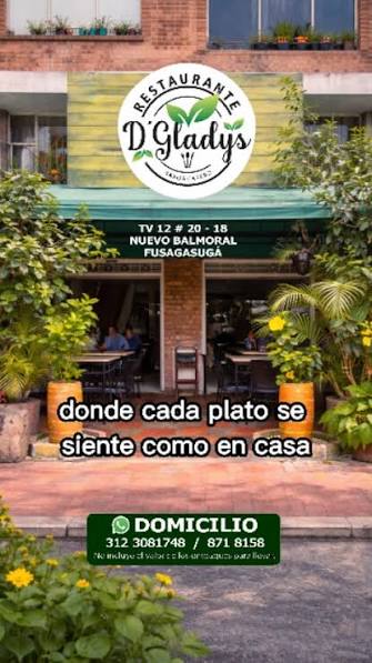 Restaurante D´Gladys sabor casero